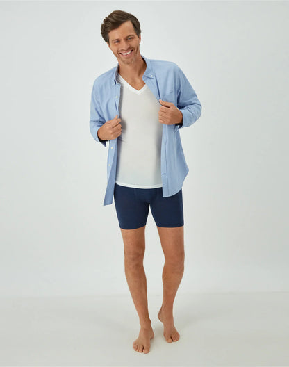 Hanes Perfect Flex Men's Tee, White V-Neck Undershirt, 1-Pack