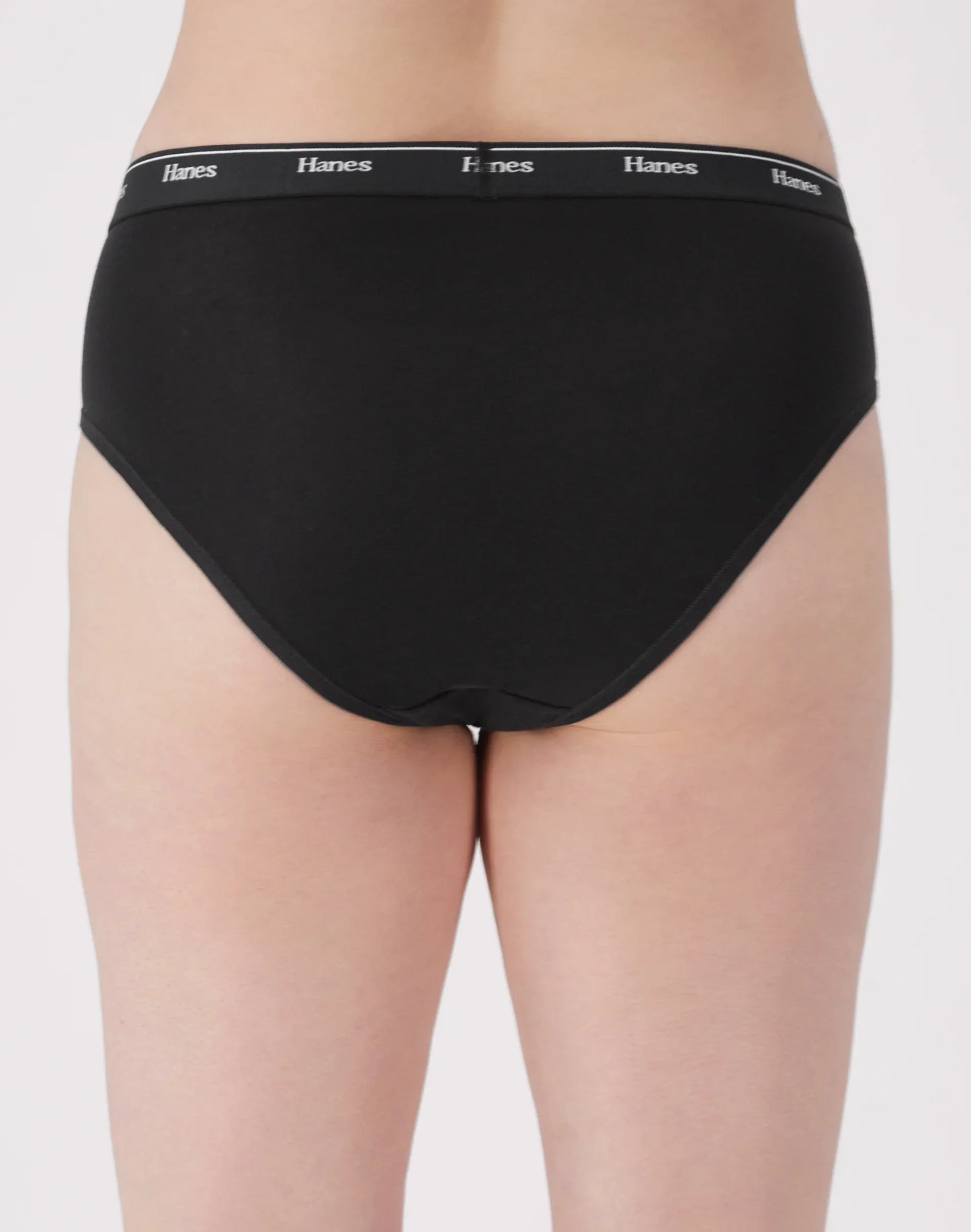 Hanes Originals Women's Hi-Leg Underwear, Breathable Stretch Cotton, 6-Pack
