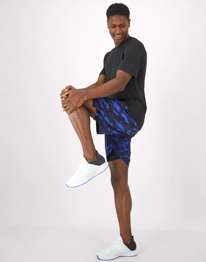 Hanes Moves Men's 2-in-1 Gym Shorts, 7" Inseam