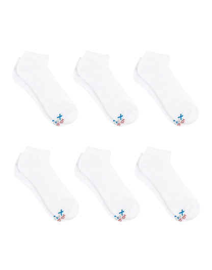 Hanes Men's Performance No Show Socks With Cushioned Heel & Toe, 6-Pack