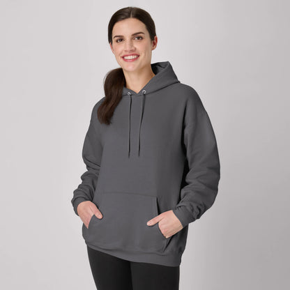 Hanes EcoSmart Unisex Fleece Hoodie (Big &amp; Tall Sizes Available)