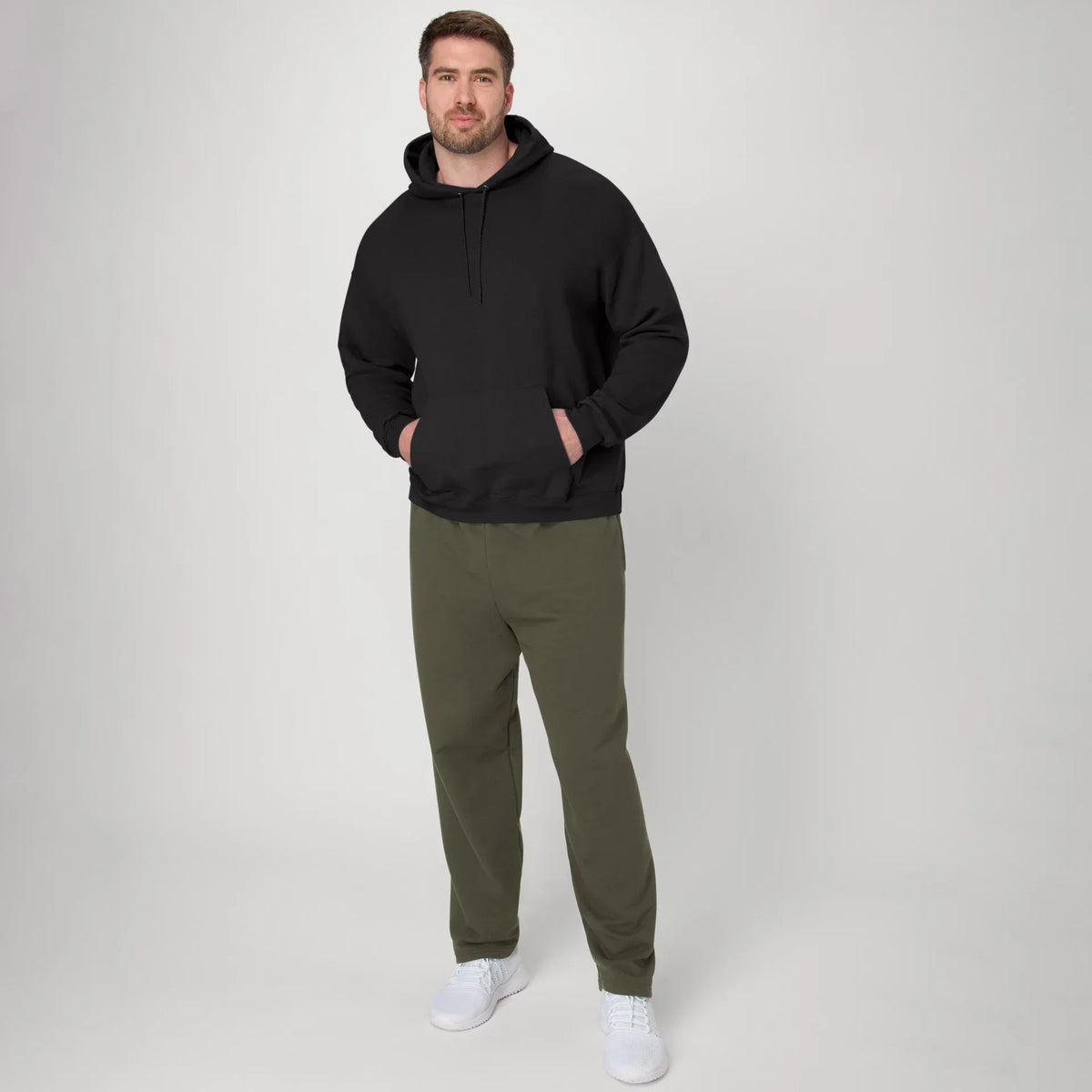Hanes EcoSmart Men's Fleece Sweatpants with Pockets, 30.5"